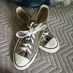 Converse size 10, dark gray All-Star shoes